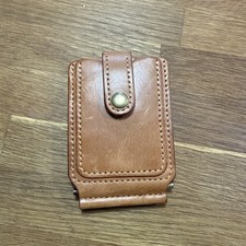 Leder Geldbörse Portemonnaie Geldschein Klammer Geld-Clip