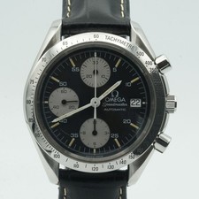 OMEGA SPEEDMASTER DATE HERREN 1750.043 AUTOMATIK 39MM SCHÖN STAHL SCHWARZ OM381