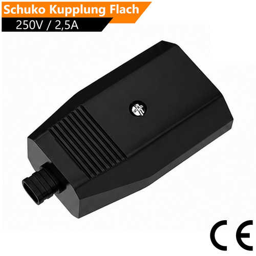 Euro flachkupplung 230v - flachkupplung, 2,5a