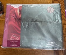 Türkis Farbe Queen Size Satin