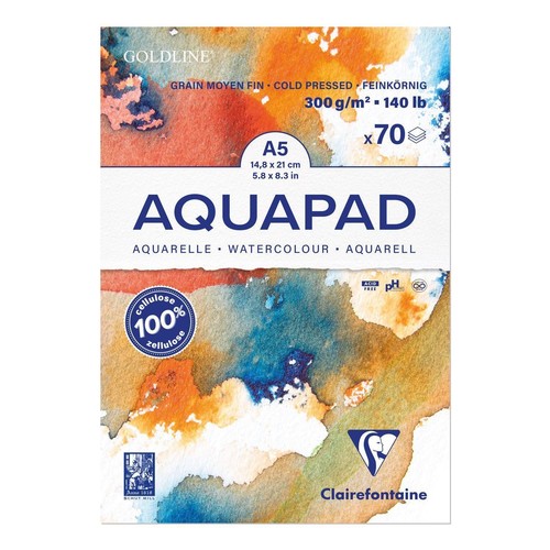 Aquarellblock goldline aquapad - aquarellblock,