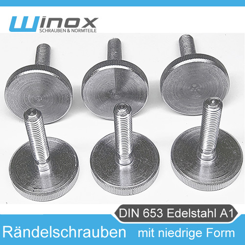 Rändelschraube din 653 - din,