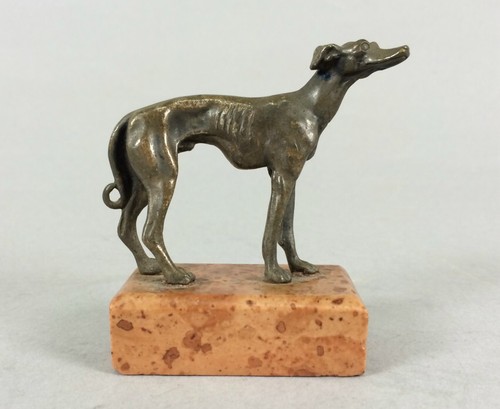 Windhund antike bronze figur - bronze-,