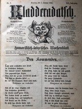 Kladderadatsch, humor.-satirisches Wochenblatt 1866
