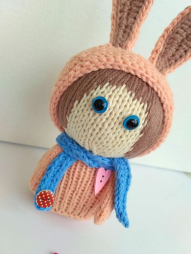 Handgefertigte strickpuppe - handgefertigte,