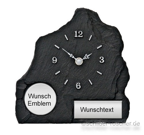 Schiefer uhr standuhr - uhr,