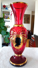Große Glas Vase - BÖHMEN