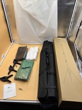 Amzdeal Foto Hintergrundsystem 3x2m mit 3 Stoffen + Stative + Tasche