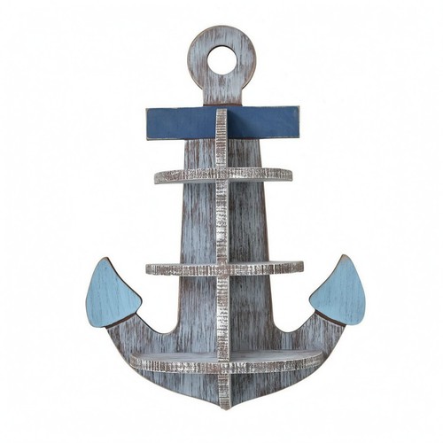 Maritimes wandregal blau - wandregal,