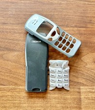 Original Nokia 3210 Ersatzgehäuse Front und Back Cover + Tastatur Neu Unbenutzt