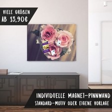 Bedruckte Magnetpinnwand Eisenfolie Whiteboard Magnetwand Motiv Rose