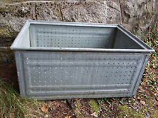 XL Stapel Metallkasten Transportlagerkasten 60x40x30 cm verzinkt mit Lochung