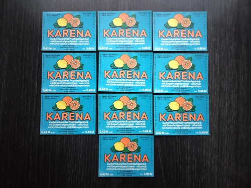 Ddr bieretiketten karena - ddr,