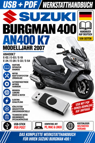 Suzuki burgman 400 an400 - burgman,