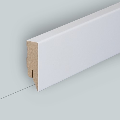 Sockelleiste weiß 58 - 12, mdf