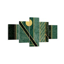 Wandbilder 125x70cm 5 tlg