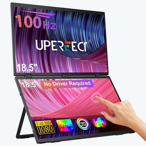 Touchscreen dual monitor - 18,5",