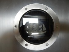 Sichtfenster für Briefkasten Hundebox Bullauge Edelstahl Lettermann V2A