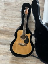 12-saitige Westerngitarre MSA CW 1300 mit Tonabnehmer und Koffer