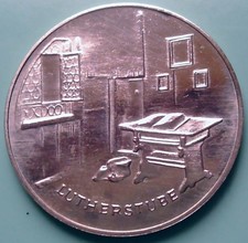 DDR Medaille 26,5mm Lutherstube 1967