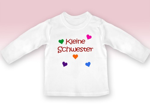 Baby shirt kleine schwester - baby,