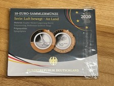 10 Euro Sammlerrmünze "Luft bewegt - An Land" 2020 1 x 10 EUR Stück
