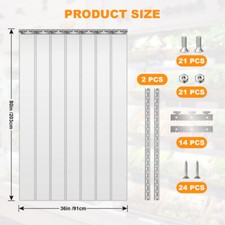 PVC Streifenvorhang Vorhang