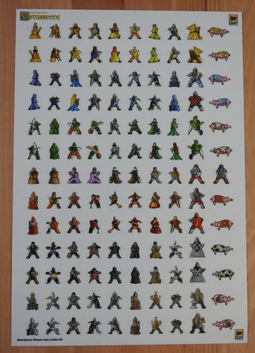 Carcassonne 130 meeple - carcassonne,
