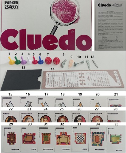 Cluedo parker ausgabe - /,