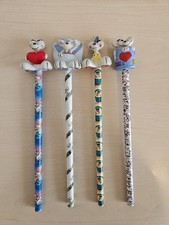 Diddl Bleistifte mit Figuren Knuddelsammlung Raritäten 4 Stück