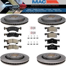 Front & Rear Pads & Rotors for