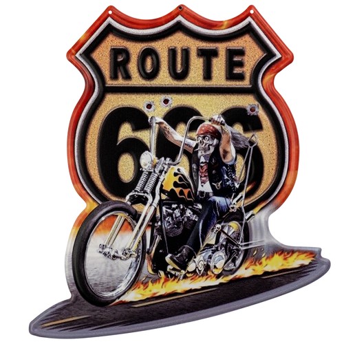 Blechschild cm route - 40,