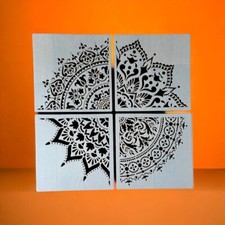 Mandala Schablone 4er Set je