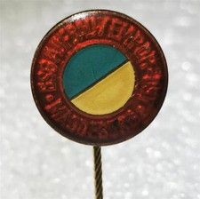 Fussball Anstecknadel - BSG Aufbau Empor Magdeburg Ost - DDR - Sachsen-Anhalt