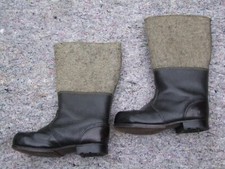 Filzstiefel Stiefel Schmölln KVP NVA DDR Wehrmacht Ledersohle Winterstiefel 26,5