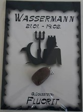 Sternzeichenkarte Wassermann