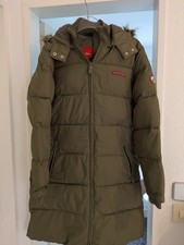 S. Oliver Wintermantel mit Kapuze Khaki Winterjacke Gr. 38