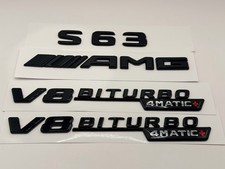 S63 AMG SCHRIFTZUG EMBLEM SET