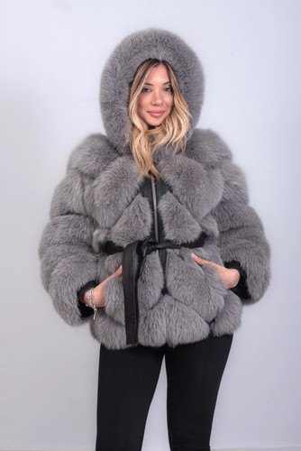 Graue fuchsjacke damenjacke - graue,