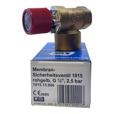 SYR Membran Sicherheitsventil 1915 G 1/2" 2.5 bar Messing für die Industrie
