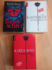 Todesspiele  Todesbräute Todesschrei Karen Rose Trilogie Band 1-3 Thriller Krimi