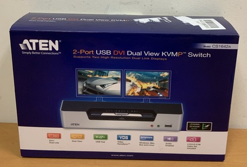Aten port usb dvi - 2-port, view