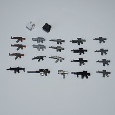 Brickarms + Brick Tactical weapons + Overmolded - Modern Combat LEGO weapons