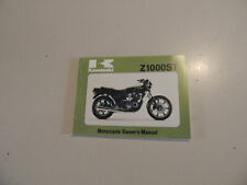 Kawasaki Z 1000 ST Z1000-E1 Rider s Owner s manual Fahrerhandbuch (Englisch)
