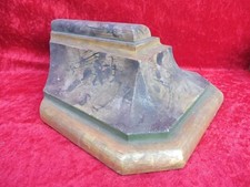 Schöner Holzsockel , Wand-Konsole, 33cm x 27cm x 13cm ,Holz gefasst , Eckkonsole