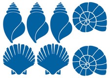 Muschel aufkleber sticker - sticker, deko