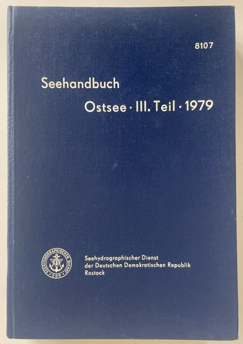 Seehandbuch ostsee iii teil - iii.,