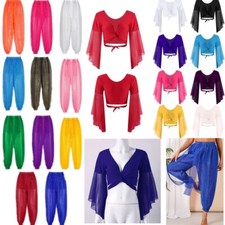 DE iEFiEL Damen Metallic Glänzend Hose Hip Hop Baggy Pants High Waist Tanzhose