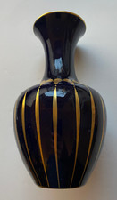 Hutschenreuther  - seltene  Porzellan Vase kobaltblau Höhe ca. 20 cm