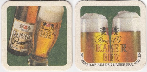 Bierdeckel kaiser premium - bierdeckel,